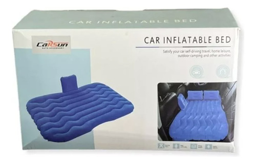 Colchón Inflable Para Auto Y Camioneta Almohadas Compresor 