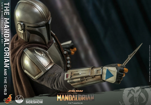 The Mandalorian The Child Grogu Hot Toys 1 / 4 Figura Escala