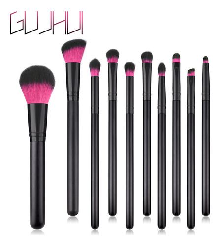 Set De Brochas Cosméticas Para Sombras De Ojos Y Cejas De P