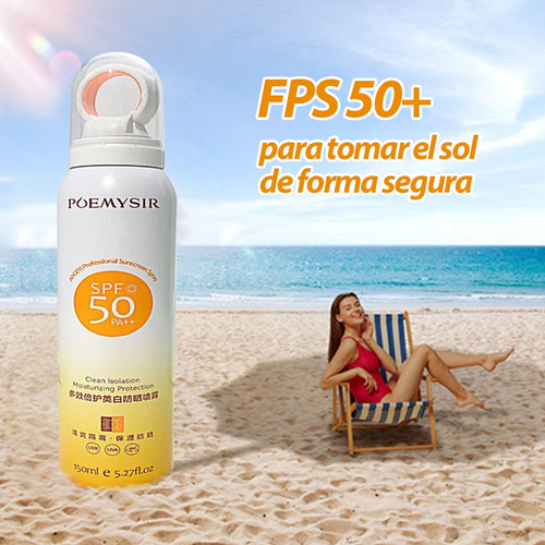 Blanqueamiento Spray Protector Solar Invisible Fps 50+ 150ml