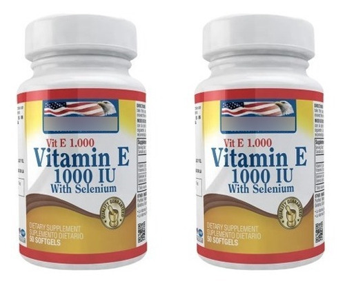 2 Vitamina E 1000 Con Selen *50 - Unidad a $1620