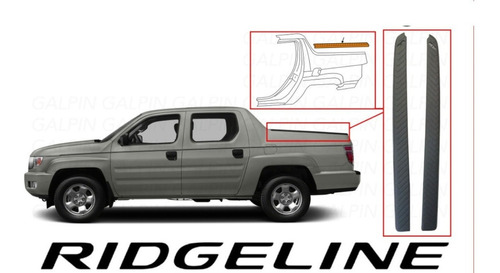 Plasticos Superior De Orilla De Batea Honda Ridgeline 06-14 