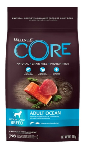 Wellness Core Dog Ocean 10 Kg Alimento Para Perro
