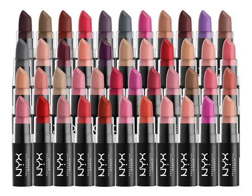 Nyx - Lápiz Labial Mate, Maquillaje Profesional Color Goal Digger Mls45