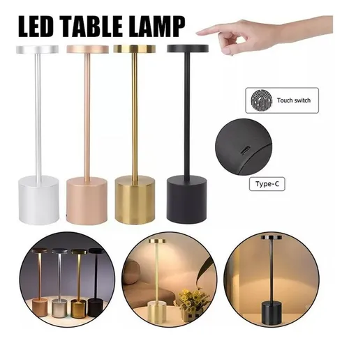 Lámpara De Mesa Inalámbrica Led Recargable Con Usb