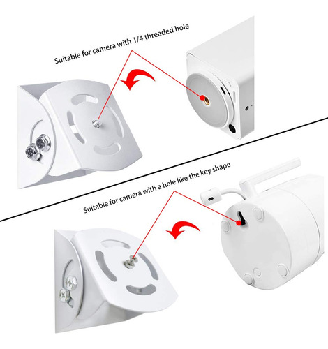 Soporte De Pared Para Monitor De Bebé, 2 Unidades, Con Ángul
