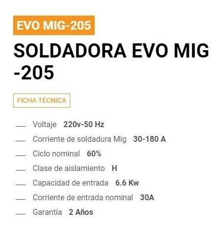 Imagen 3 de 7 de Soldadora Inverter Mig Lusqtoff Evo 205 + Mascara + Alambre Flux + Escuadra Suelda Con O Sin Gas Monofasica Fotosensible
