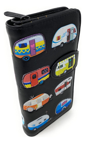 Shag Wear Camper Van Cartera Grande Mujer Piel Sintética Rv