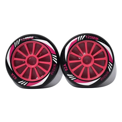 Ruedas De Patines Urbanos Triskate 125mm Rosadas