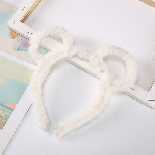 Diadema De Felpa Gruesa De Invierno Para Mujer, Orejas De Os