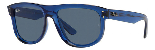 Lentes De Sol Boyfriend Reverse Transparent Blue Ray-ban Color Azul