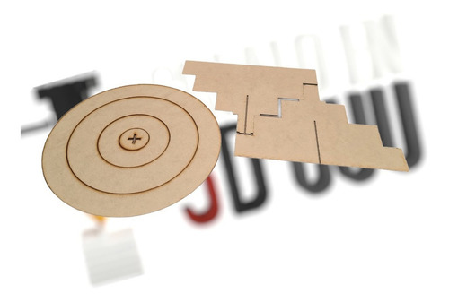 Kit Candy Bar Exhibidor Mesa De Dulces 2pz Mdf