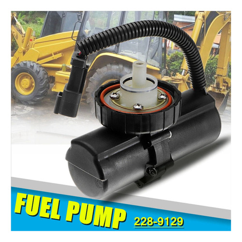 3x Bomba De Combustible 228-9129 2289129 Para Retroexcavador