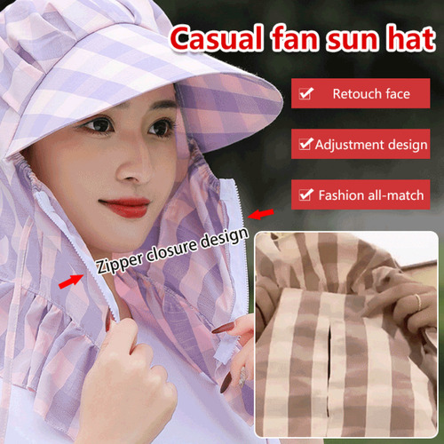 Gorra De Protección Solar Para El Sol, Sensación Fresca, Enf
