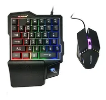 Comprar Kit Teclado Mouse Gamer Para Celular Yelandar N3000 Rgb