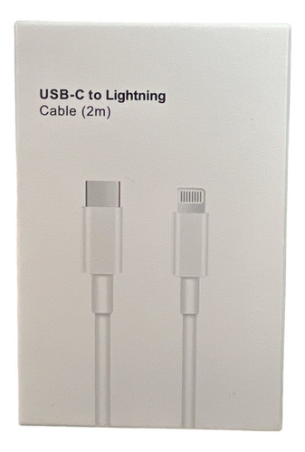 Cable Tipo Usb-c A Lightning 2 Metros Para iPhone 