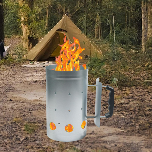 Chimenea De Encendido Para Barbacoa Cubo De Carbón