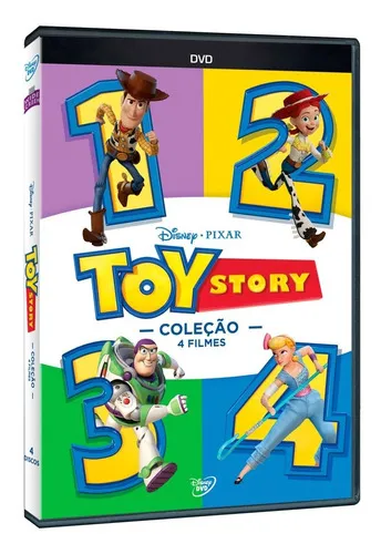 Dvd Coleção Toy Story 4 Filmes - Original & Lacrado