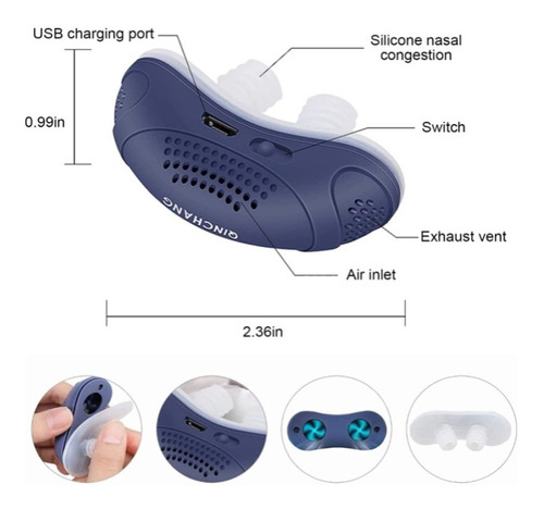 Dispositivo Antirronquidos Electrónico Profesional Para Dorm