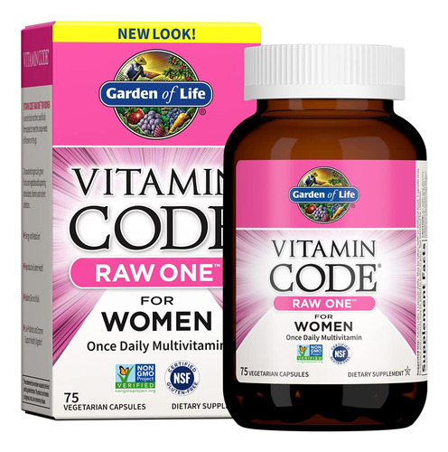 Cápsulas Multivitamínicas Garden Of Life Vitamin Code Raw On