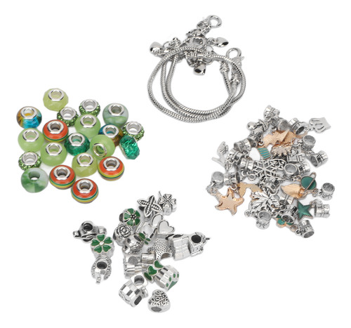 Kit De Pulseras Diy Para Hacer Abalorios De Colores Básicos