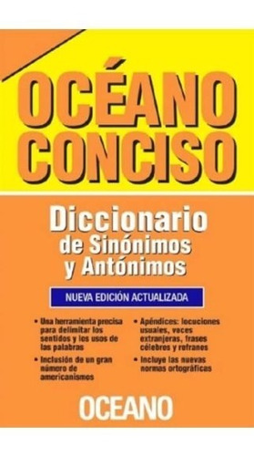 Diccionario Océano Sinónimos - Antónimos