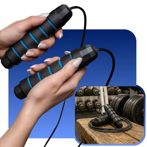 Corda De Pular Speed Rope Agilidaded Treino Fitnese Profissional ...