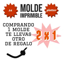 Comprar Molde Ropa  Imprimible Campera Buzo Ranglan Niño  Pdf A4 2x1