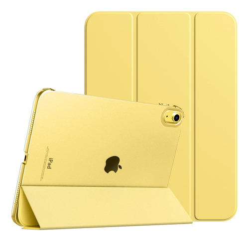 Funda Para iPad De 10.ª Gen 10.9  Plegable Amarillo Claro