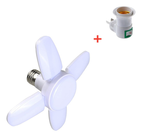 Lámpara Luz Led Mini Fan  Blade +  Adaptado Plegable