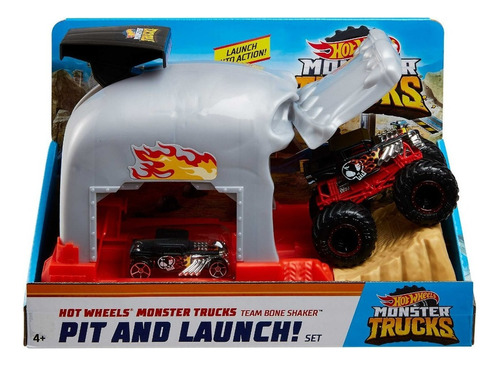 Hot Wheels Pista Monster Trucks Bone Shaker  Mattel