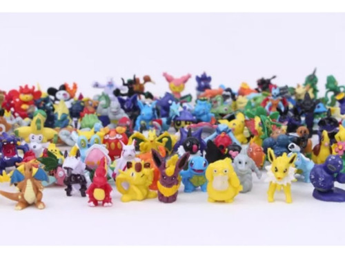 Kit Pokemon Miniaturas Brinquedos Bonecos Sortidos 24 Pçs