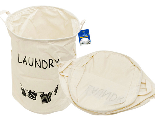 Cesto De Roupa Suja Saco Dobrável Organizador Laundry 60 L