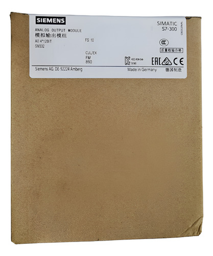 Siemens 6es7 332-5hd01-0ab0 Analog Output Sm332