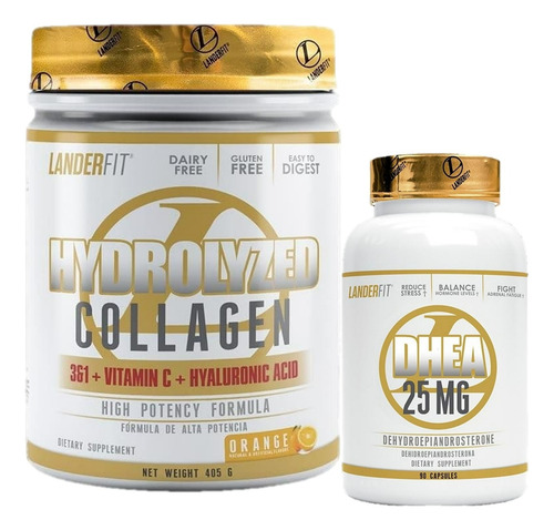 Dh Ea 25 + Colageno Hydro 405g | Salud Y Bienestar Landerfit Naranja