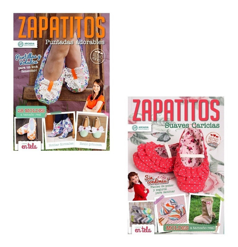 Pack 2 Revistas Costura Zapatitos - Arcadia Ediciones 