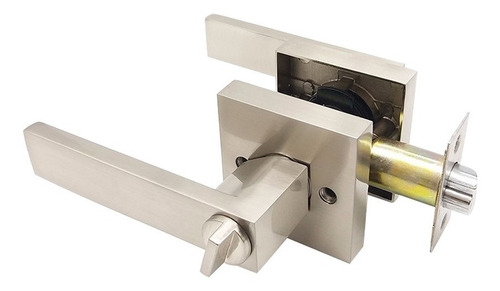 Cerradura De Palanca Brushed Baño Bari