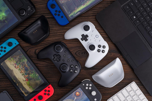 Controle 8bitdo Ultimate 2 Bluetooth Preto Com Dock
