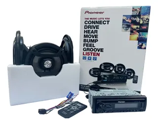 Autoestéreo Pioneer Mxt-x3969bt Con 4 Bocinas 2-6.5 Y 2-6x9