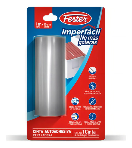 Cinta Autoadhesiva Imperfacil No Mas Goteras Fester 1m
