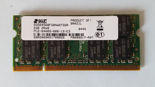 Lote De Memoria Para Notebook 2gb Ddr3 10 Unidades Revenda (Usado)