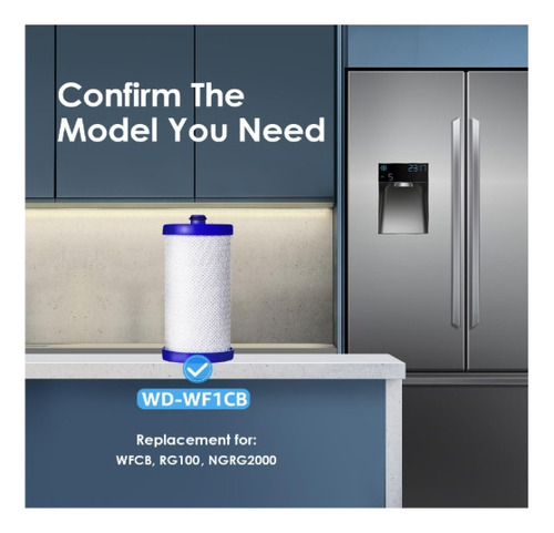 3pack Filtro Wf1cb Reemplazo Waterdrop Frigidaire, 469906