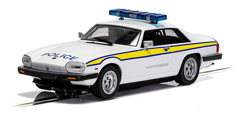 Scalextric Jaguar Xjs Police Car 1:32 Slot Race Car C4224 Bl