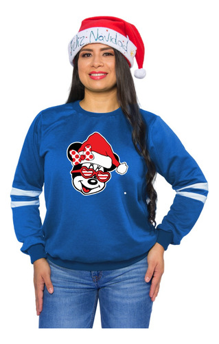 Buzo Buso Saco Hoodie Mickey And Minnie Navideños Navidad