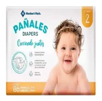 Comprar Pañales Unisex Etapa 2 Members Mark 86 Pzas