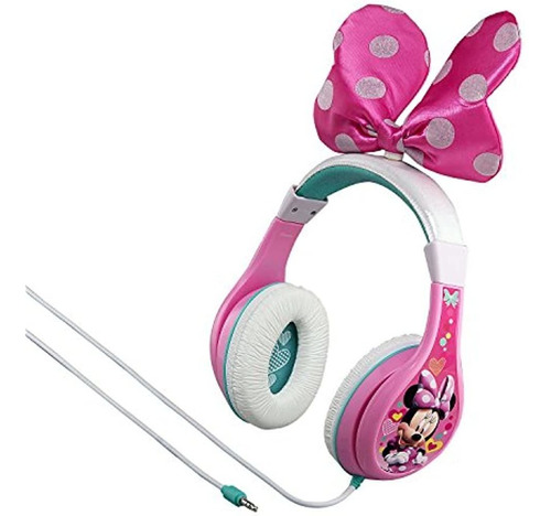 Ekids Minnie Mouse Auriculares Para Niños, Diadema Ajustable