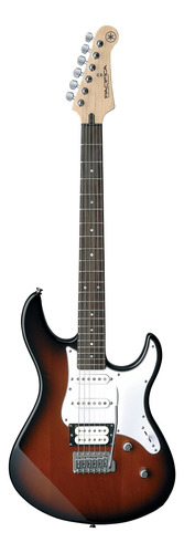 Guitarra eléctrica Yamaha PAC012/100 Series 112V de aliso old violin sunburst brillante con diapasón de palo de rosa