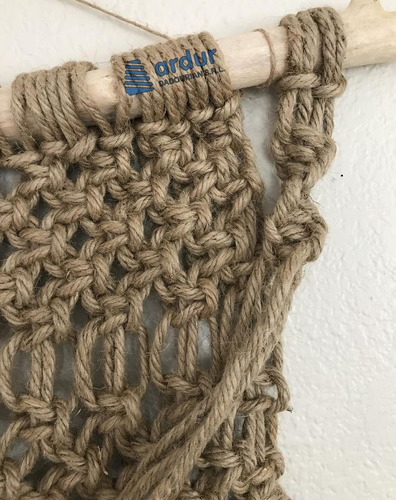 Imagen 3 de 8 de Hilo Cordon De Yute 6mm 270 Metros Ideal Macrame Artesanias