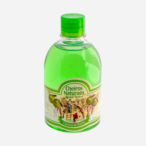 Espuma De Banho Cheiros Naturaes Maçã Verde 380ml