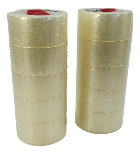 Imagem 3 de 6 de Fita Adesiva Transparente 48mm X 100 Mts 10 Und Envio 24 Hrs
